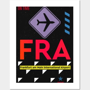 FRA Frankfurt am Main airport Posters and Art